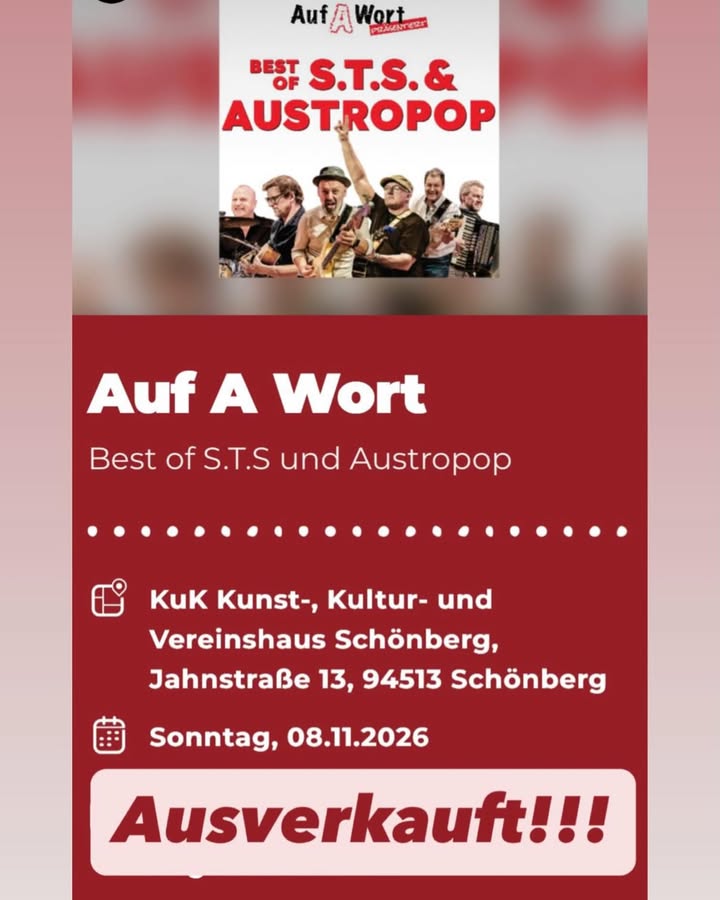 Auf A Wort - STS & Austropop