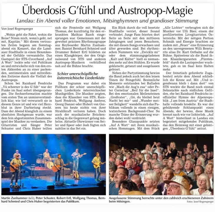 Auf A Wort - STS & Austropop